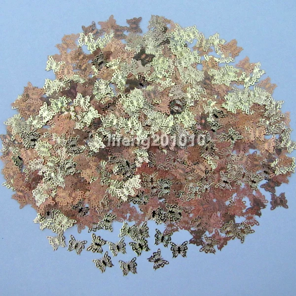 Красивая Золотая Бабочка металлик сотовый телефон искусство ногтей Наклейка