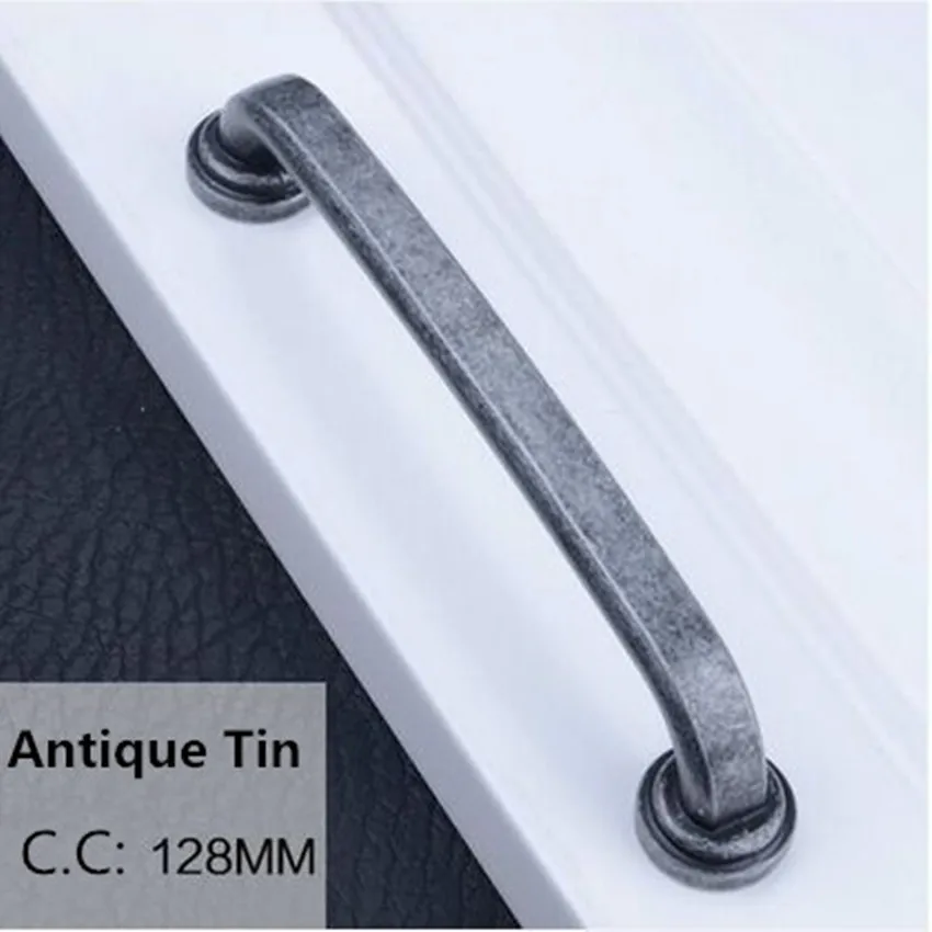 Ручки мебельные антикварные в стиле ретро 96/128 мм 5 дюймов|drawer knobs|knobs pullssilver drawer |