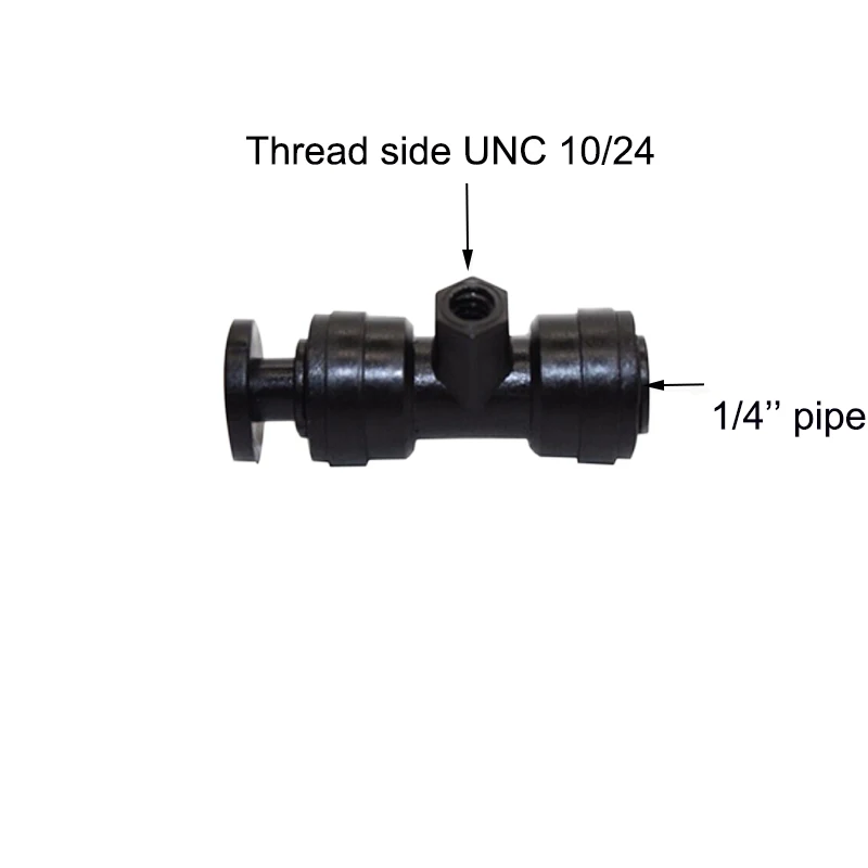 

1/4'' Slip Lock Fitting Plastic Low Pressure Misting Fitting with End Plug