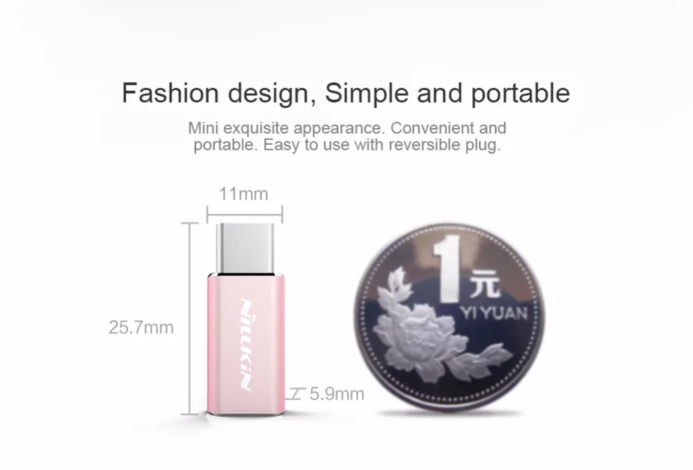 Nillkin USB адаптер для объектива кабель type C micro usb c зарядки и синхронизации данных nexus