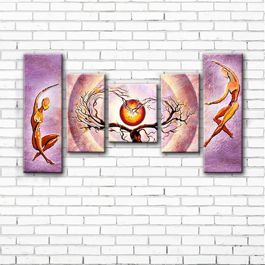 5 шт. набор для рисования на холсте без рамки | Дом и сад