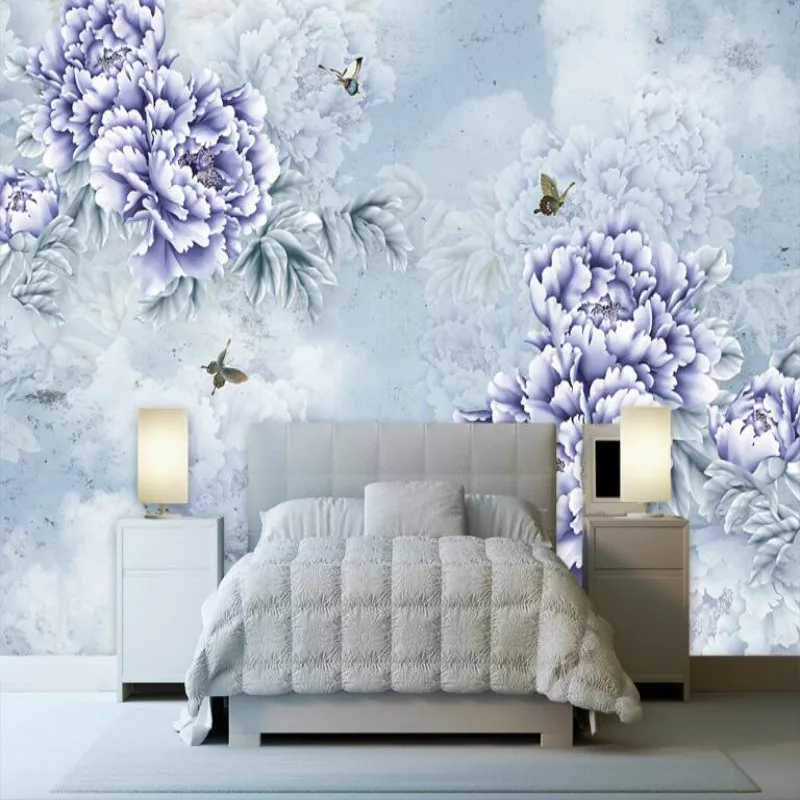 

3D Wallpaper for Walls 3d Wallpaper Murals Customization Backgrounds Non Woven Silk for Living Room Dream Hand Painted Rose