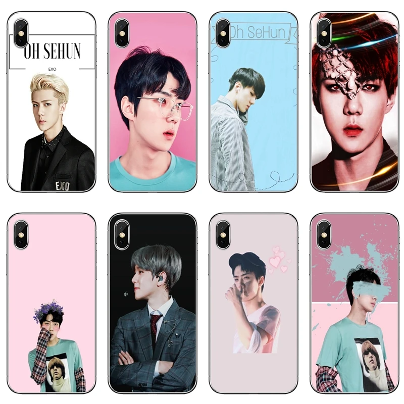 Мягкий чехол для телефона kpop exo SEHUN Xiaomi Redmi Note 7 6 5 5A 4 pro S2 plus 6A 4A 4x Pocophone F1|Бамперы| |