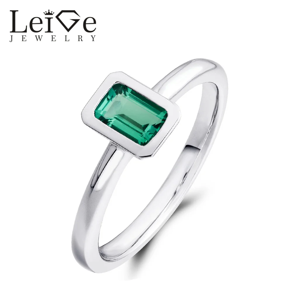 Женское кольцо из серебра 925 пробы с изумрудом|ring for|rings for womenrings women wedding |