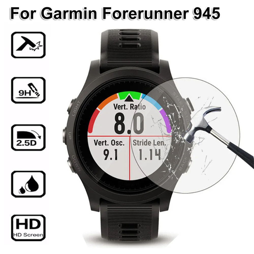 1 шт. новинка закаленное стекло 9H для защиты экрана защитная пленка Garmin Forerunner 945