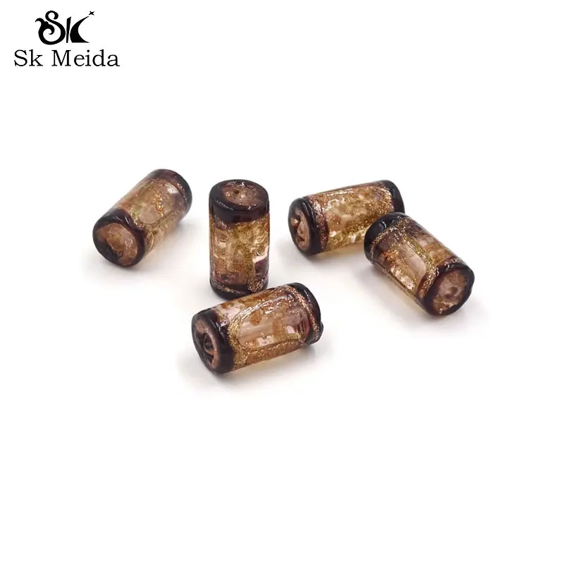 20 шт. Новые! Цилиндрические стеклянные бусины для изготовления ювелирных изделий 8*16мм Abalorios Para Hacer Pulseras Missangas Artesanato AB-194.