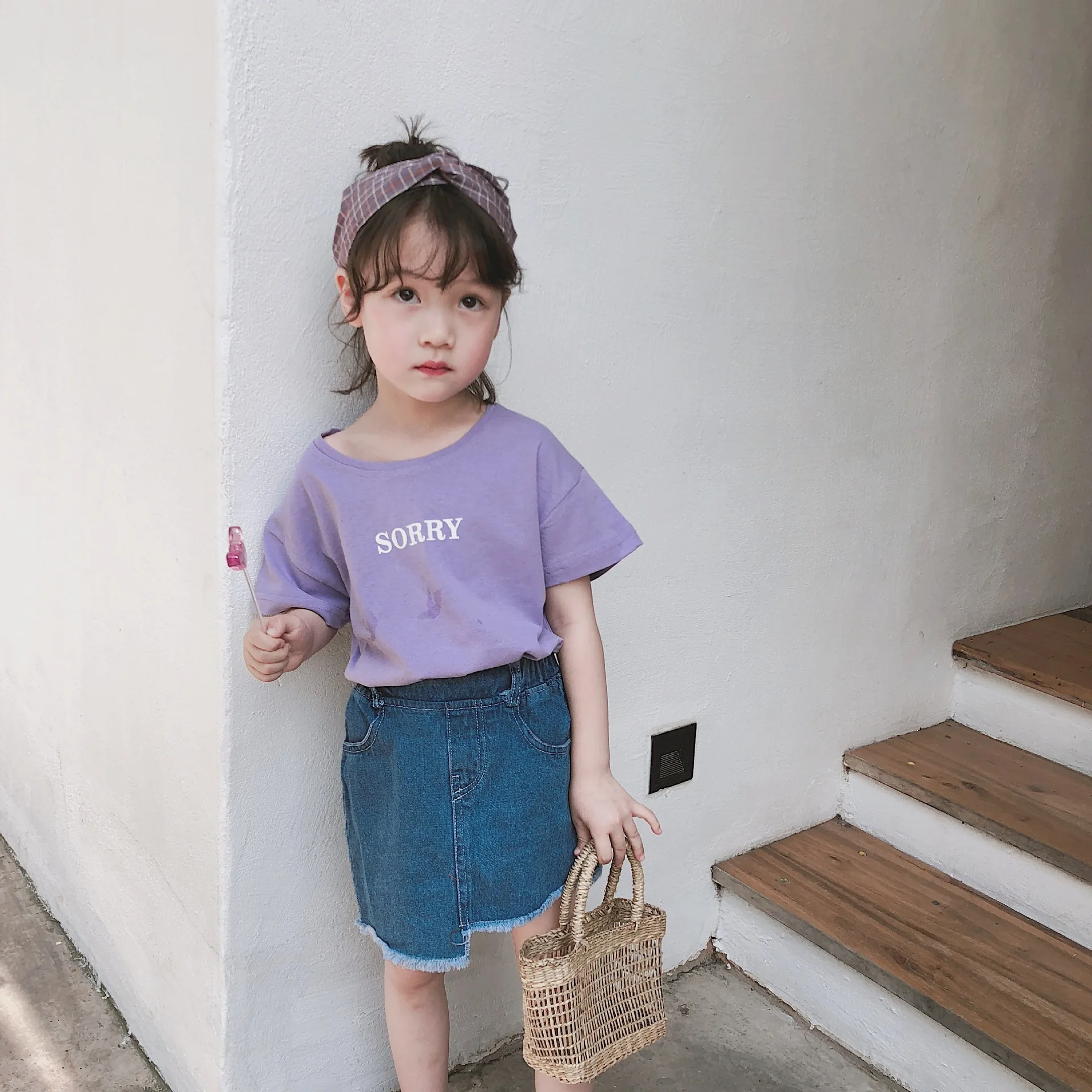 Детская Хлопковая футболка новинка 2018 с коротким рукавом и принтом в виде букв