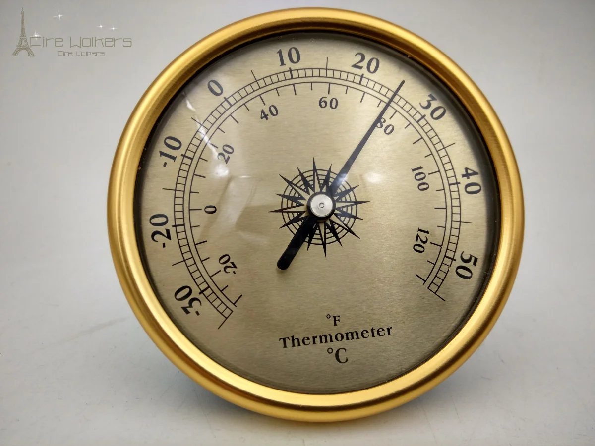 Новый 72 мм Термометр Круглый круговой температура термограф настенный монтаж