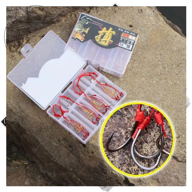 Новые рыболовные крючки в коробке четыре коробки одна коробка | Спорт и