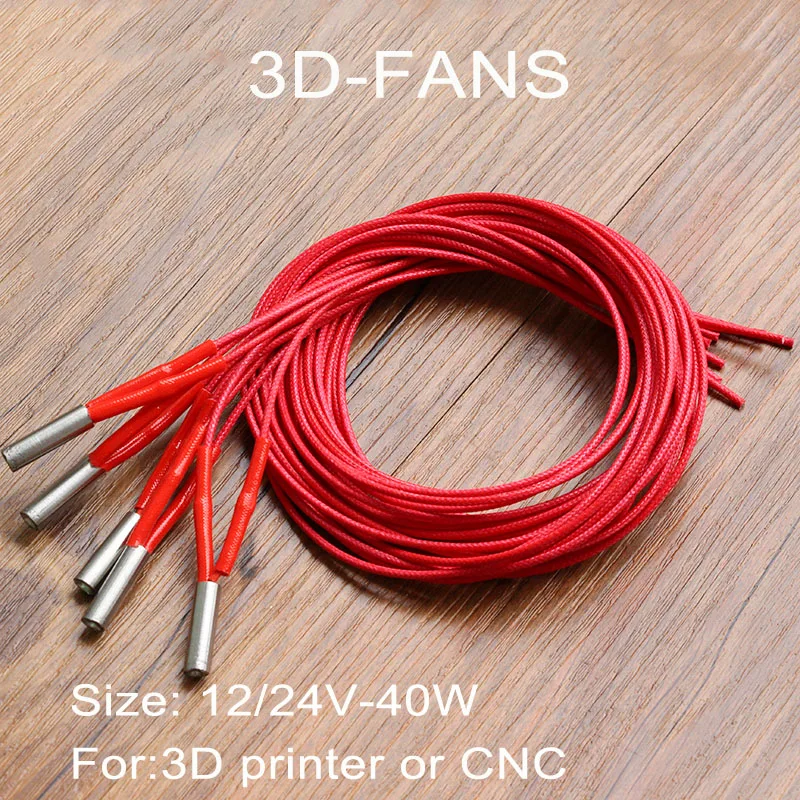 Нагреватель картриджа 3D принтера Mendel 1 шт. 12 В 40 Вт или 24 Reprap для бесплатная