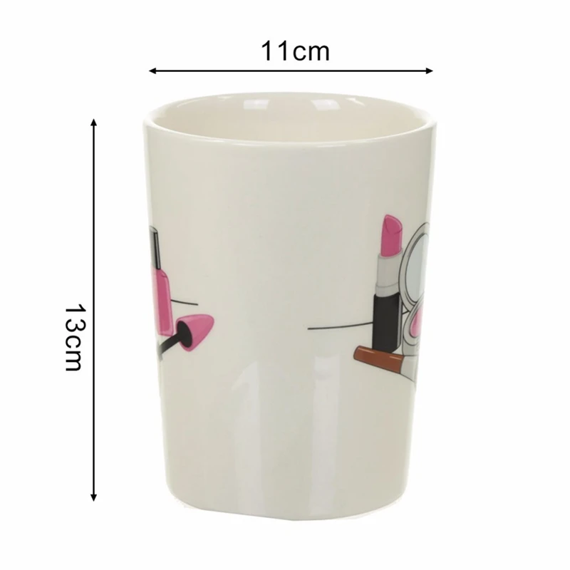 HOT-3D Hand Painted Mugs Girl Tools Beauty Handle Ptinting Tea Coffee Mug Cup Personalized For Gift | Дом и сад