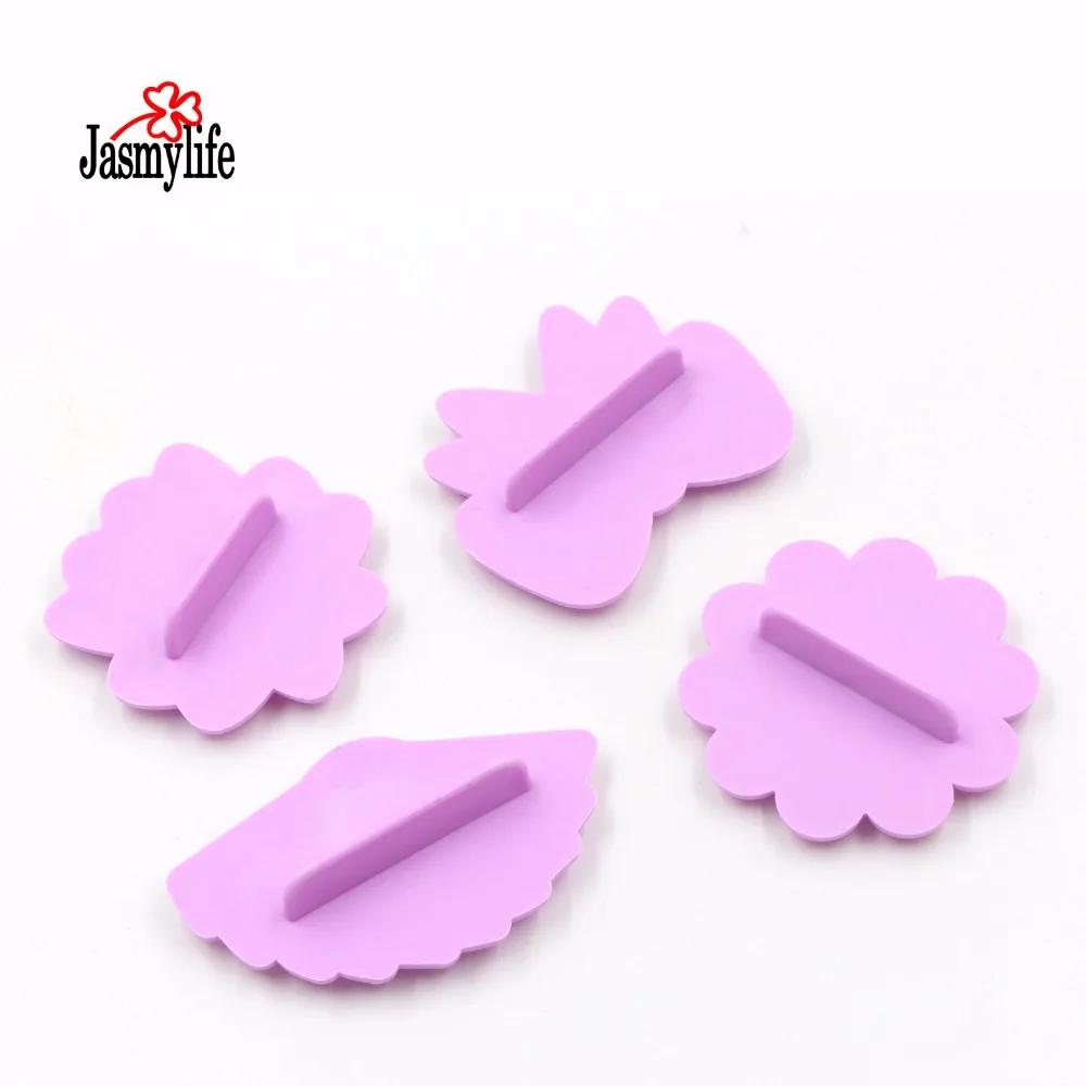 4 шт./компл. DIY помадка торта формочки для печенья Плунжер декорирования тортов