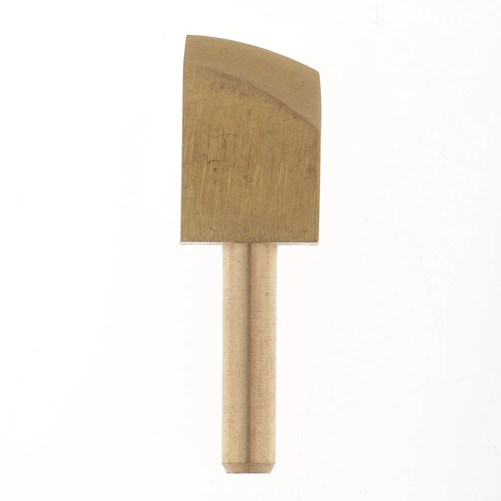 Паяльное жало с прорезью 4 мм латунный кожаный край инструмент для