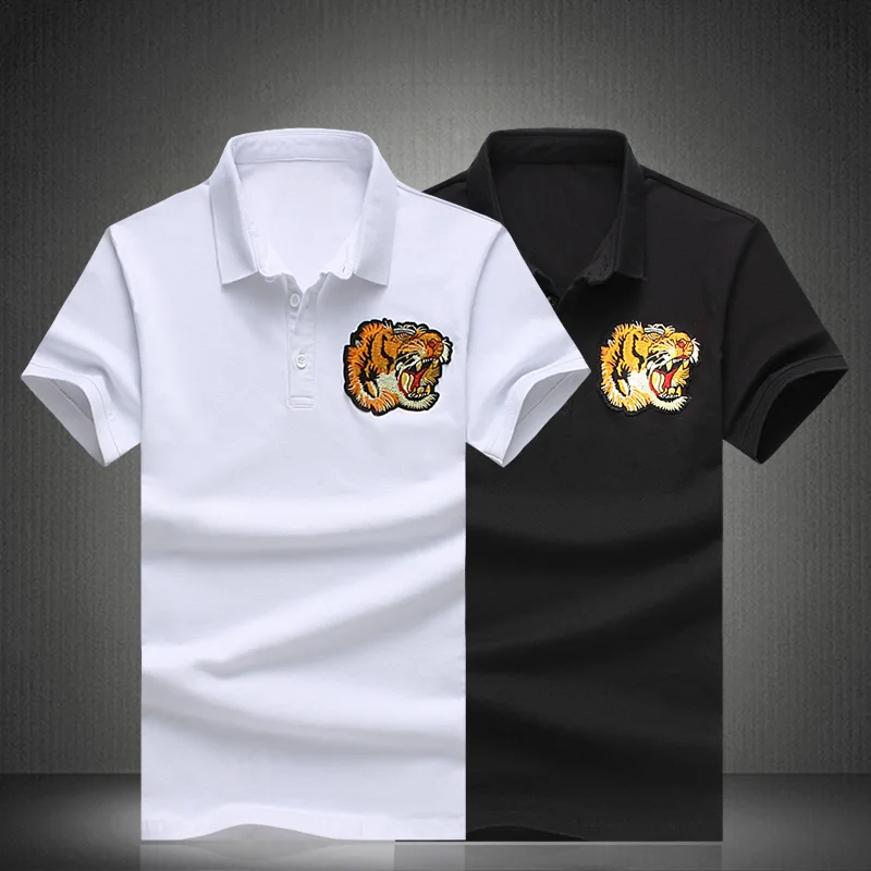 LONMMY M-5XL цветочный футболки-поло мужские 95% хлопок отложной воротник Модная рубашка-поло с цветочным принтом, мужские с коротким рукавом Повседневное Топы лето