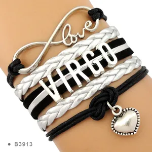 Овен, Телец Близнецы Рак Лев Дева весы Скорпион Стрелец Козерог Водолей, рыбы 12 созвездия зодиака браслеты