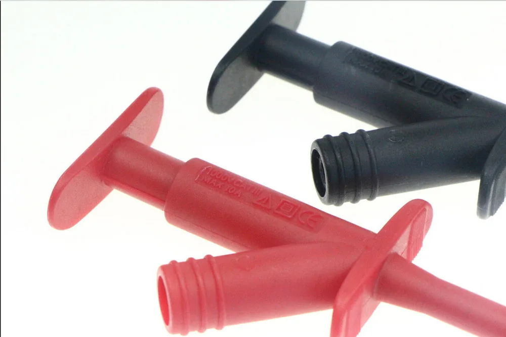 Испытательный зажим безопасности с разъемом 4 мм гибкое пружинное отверстие |