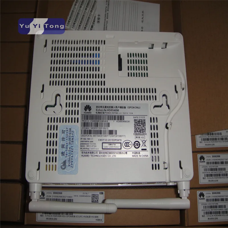 Оригинальный терминал GPON Hua wei HG8546M ONU режим маршрута HGU порт 1GE + 3FE 1 телефон wifi Gpon