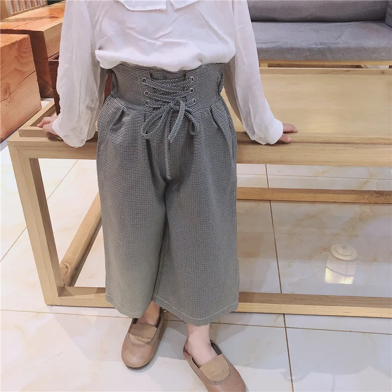 Комплект одежды для девочек блузка + брюки 2 шт. одежда с длинными рукавами