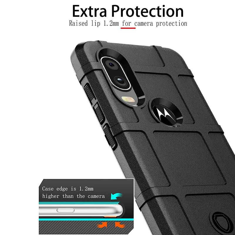 Чехол One Vision для Motorola защитный противоударный Мягкий бампер чехол телефона Moto |