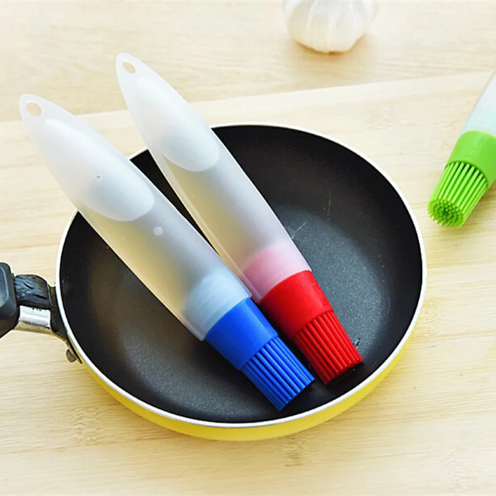 Hot Sale BBQ Baking Brushs Kitchen Silicone Cake Butter Bread Pastry Liquid Oil Pen Tube Brush Tool New Design | Дом и сад