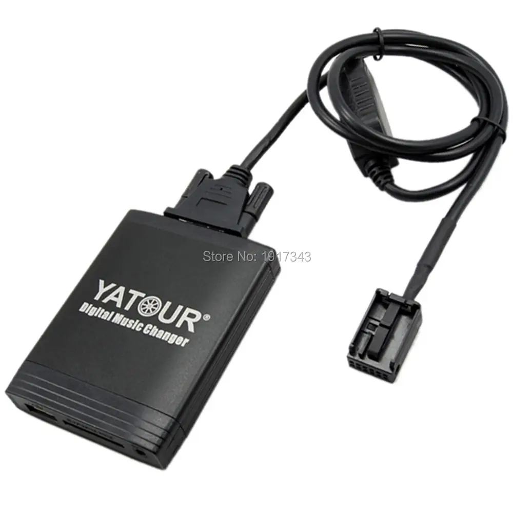 Автомобильный адаптер YATOUR AUX MP3 SD USB музыкальный сменный разъем для CD Peugeot 207 307 308 407