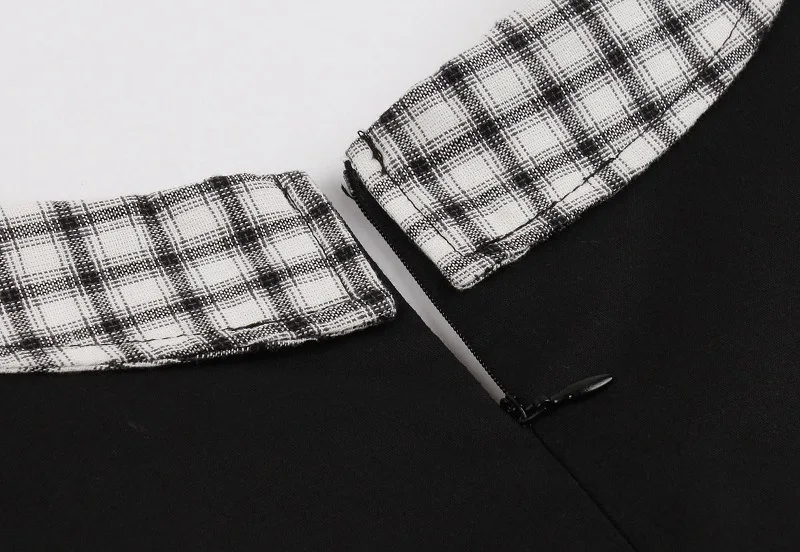 4XL размера плюс, Осень-зима, винтажные новые женские платья, горячая Распродажа, 3XL, большой размер, на пуговицах, пэчворк, 3/4 рукава, свободное платье
