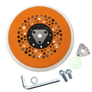 Многофункциональная обратная шлифовальная Подушка, 6 дюймов, 150 мм, беспылевая подложка, 53 отверстия, аксессуары для электроинструментов