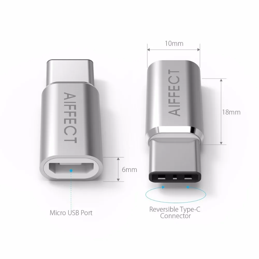 AIFFECT Micro USB Type c конвертер кабель адаптер C зарядки для Xiaomi OnePlus Nexus 5X LG|micro usb to c|nexus 5x