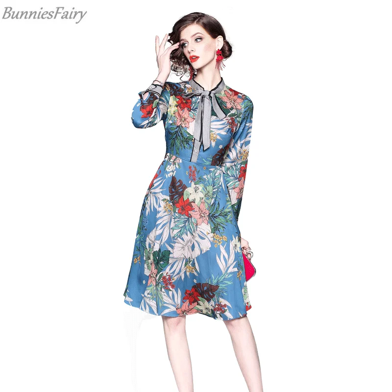 BunniesFairy 2019 весеннее женское элегантное тропические растения и листья цветочный