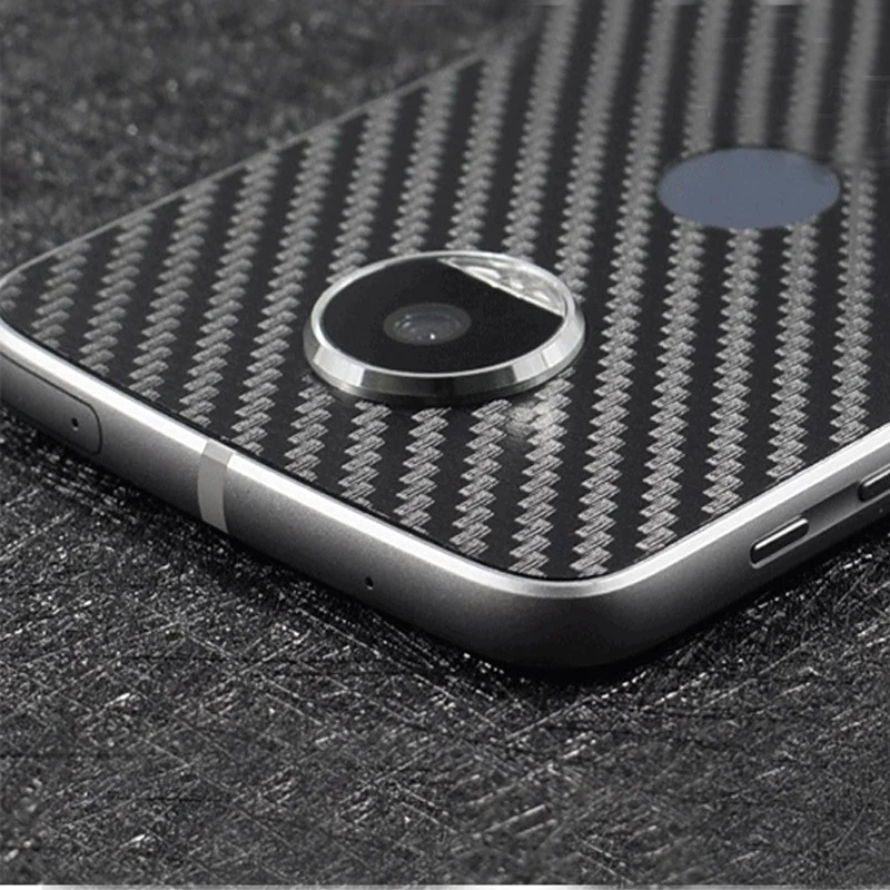 2017 3D углеродное волокно задняя защитная пленка наклейка для Moto Z/Z play обернутая