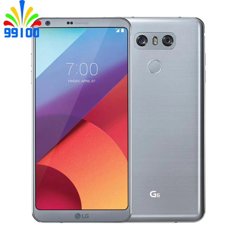 Восстановленный разблокированный Оригинальный сотовый телефон LG G6 H871/H873 5 7 дюйма