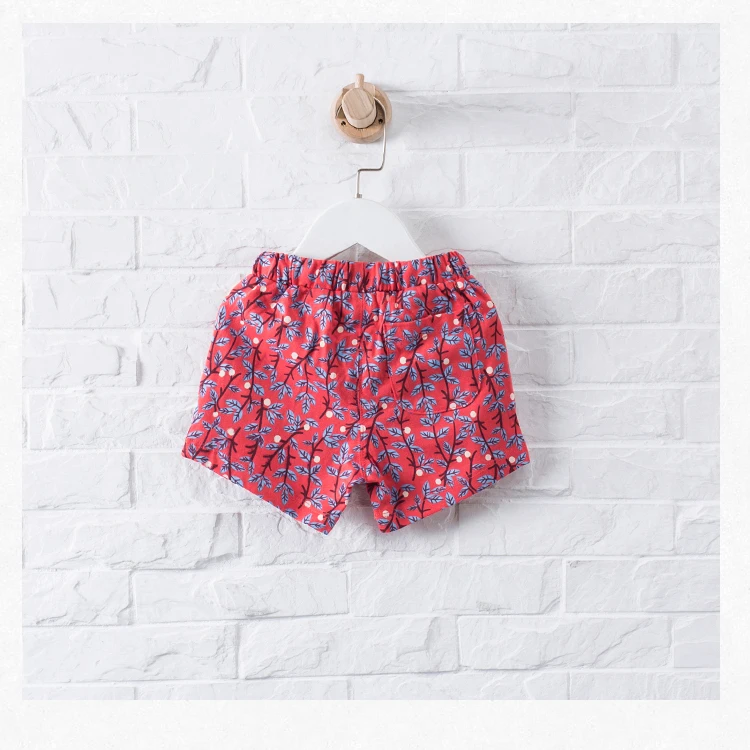 DON`T CALL ME BABY Children Pink Striped Summer Shorts Boys Casual Cotton Soft Shorts Girls Sweet Cute Basic Homewears 90209-01