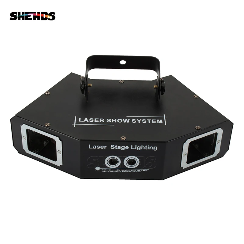 Четыре глаза красный зеленый синий секторный сканирующий гобо лазер DMX512 сценический эффект Освещение хорошо подходит для DJ диско вечерние танцы пол бар и клубы