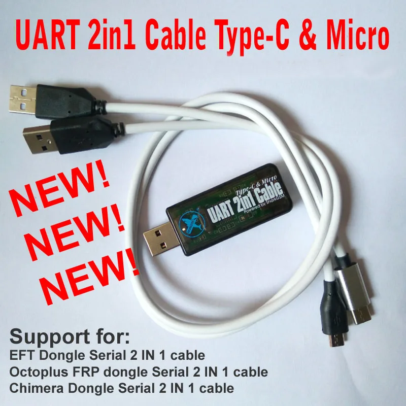 Новинка 2019 UART 2 в 1 Micro C для eft dongle octoplus frp chimera tools|Детали устройств связи| |