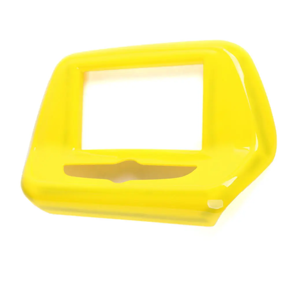 

BBQ@FUKA Car Accessories 7" Car Interior ABS Yellow Color GPS Navigation Panel Frame Trim Cover Fit For Chevrolet Camaro 2017