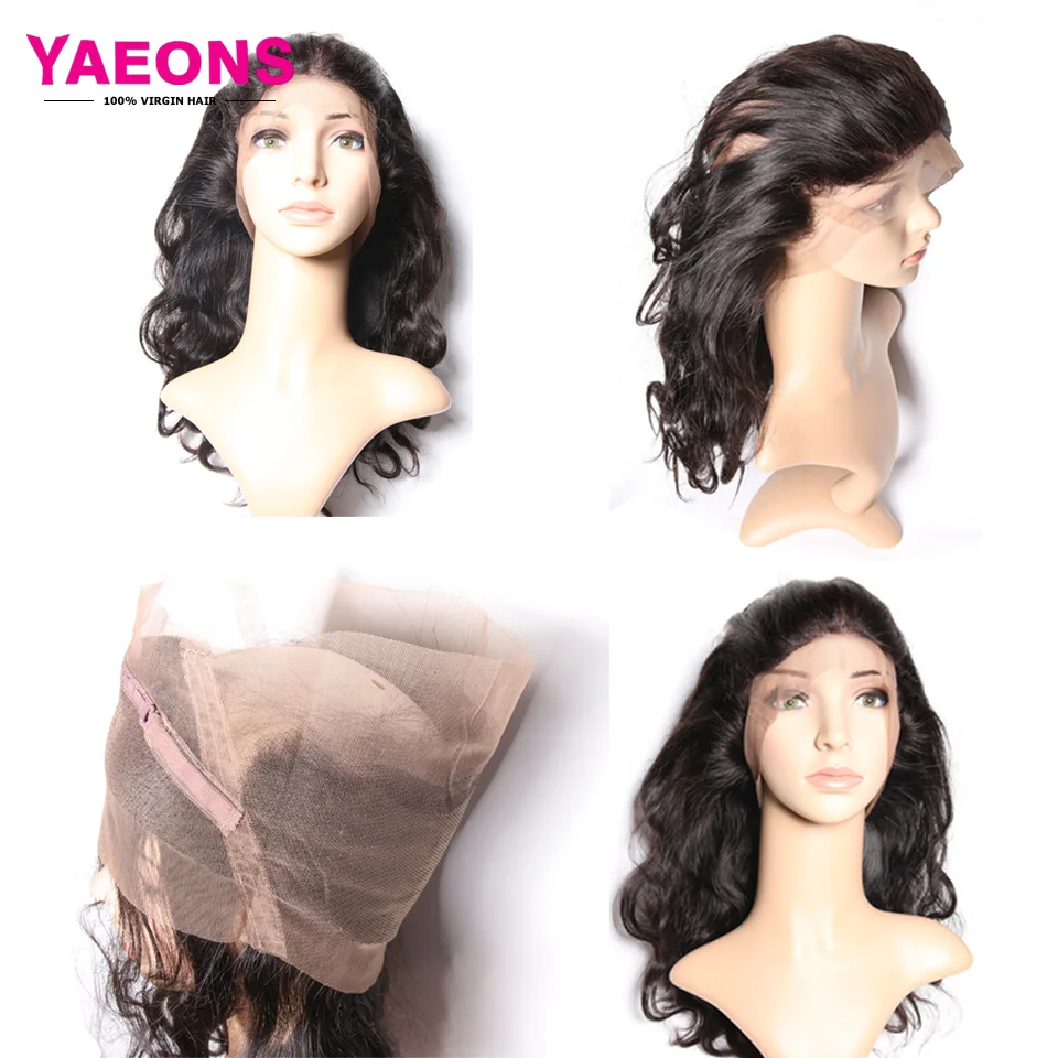 Indian Virgin Hair With Frontal Closure 360 Lace Bundles Human Body Wave |
