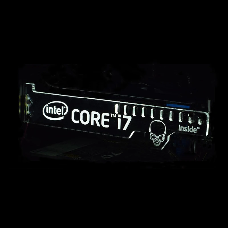 Новая Белая светодиодная расширенная версия для CORE i7 внутренняя светящаяся
