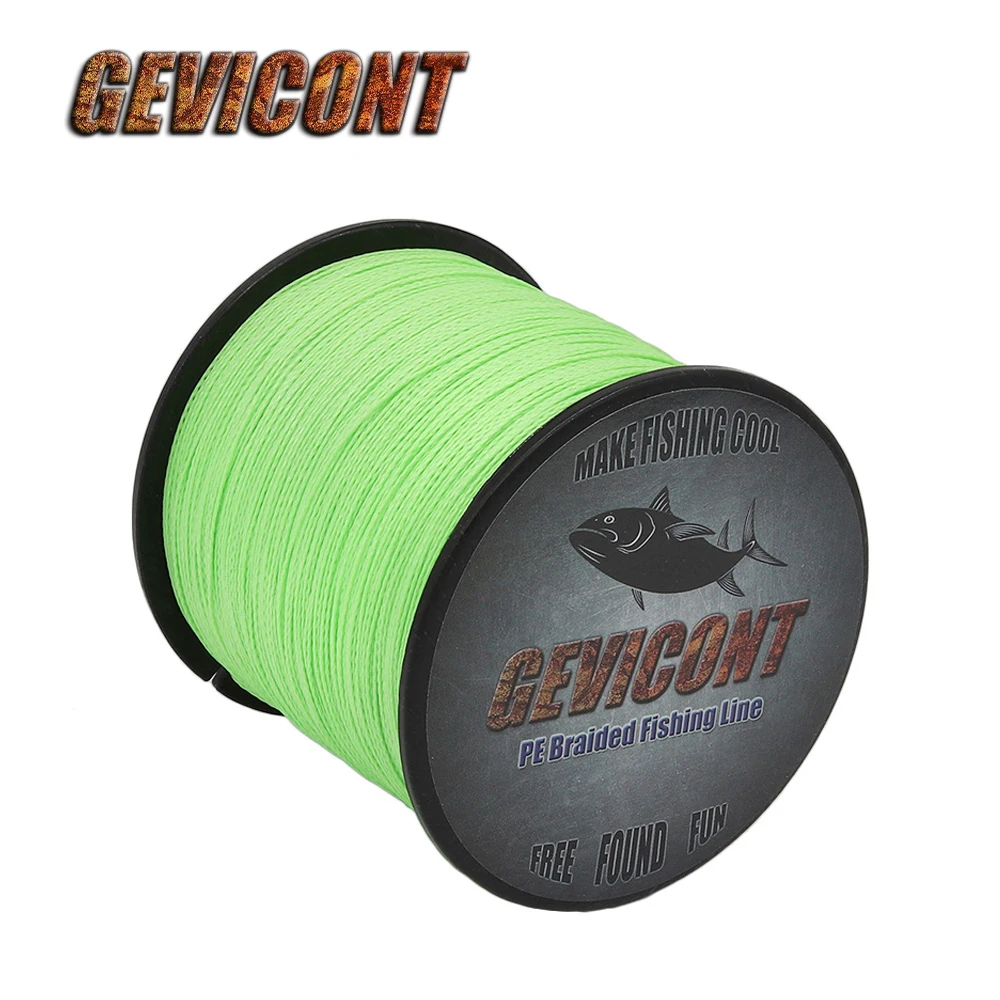 Леска Gevicont Pesca PE плетеная леска для ловли карпа 300 м 500 1000 10 100LB мультифиламент 4