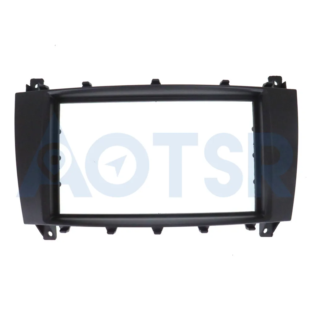 2 DIN Автомобильная Радио фасция для MERCEDES BENZ C klasse (W203) CLC (CL203) стерео фасции Dash CD