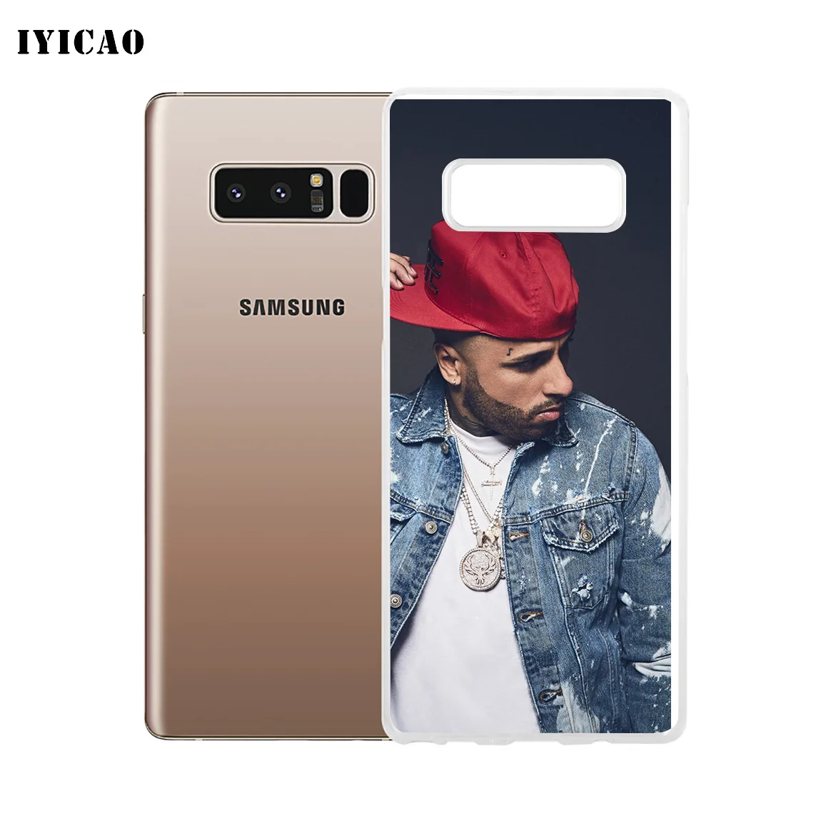 IYICAO Nicky Jam Мягкий силиконовый чехол для телефона Samsung A5 A6 Plus A7 A8 A9 J3 J5 J7 Note 8 9 TPU