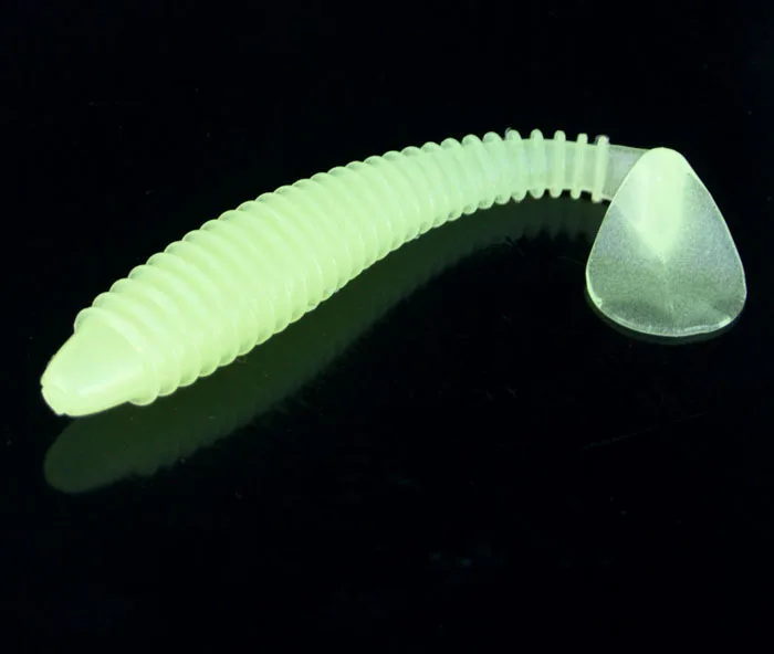 Рыболовная приманка Мягкая в виде личинки T-образный хвост 10 см/8 5 г однохвостовая