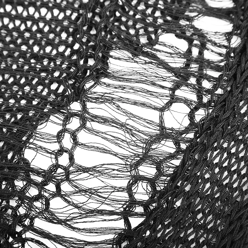 Женский Готический свитер в стиле Панк Rave Свободный Повседневный с дырками