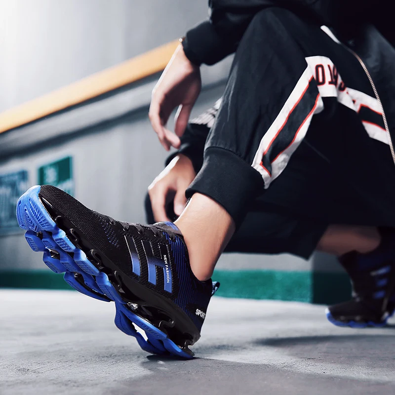 

Big Size 36-46 Men Women Running Shoes Outdoor Breathable Jogging Sport blade Shoes For Men's krasovki Walking Sneakers