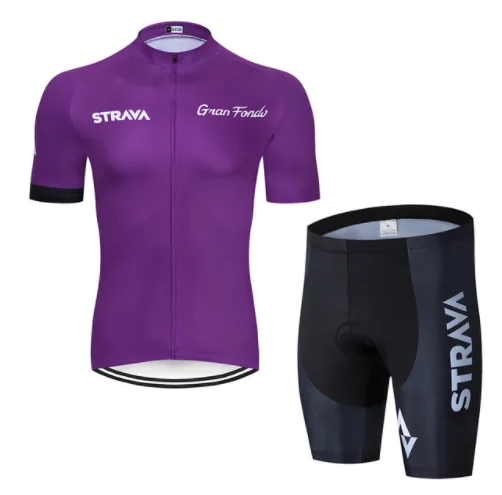 Pic Color STRAVA Pro Велоспорт Kleding наборы велосипедная форма Zomer Mans Wielertrui Набор дорожный Fiets Джерси MTB fiets slijage - Цвет: Pic Color