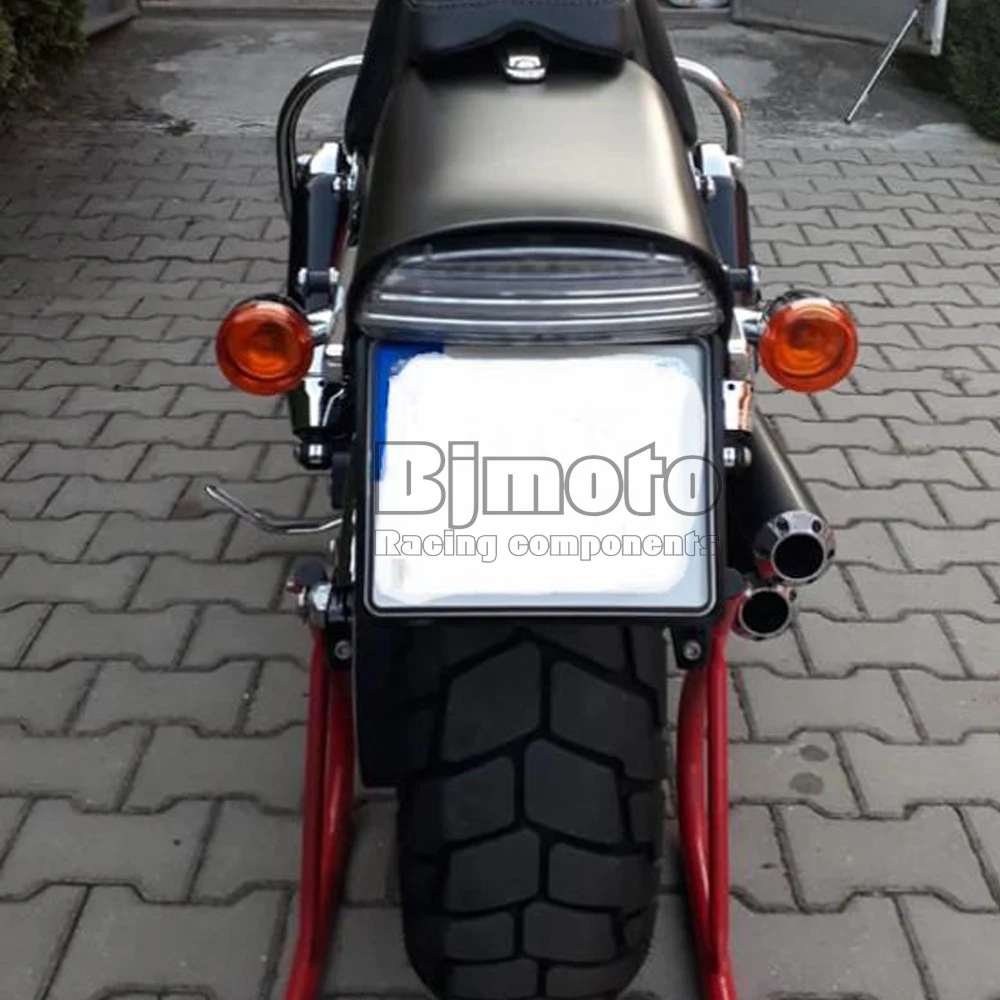 BJMOTO красный трехполосный светодиодный задний фонарь стоп сигнал подсветка