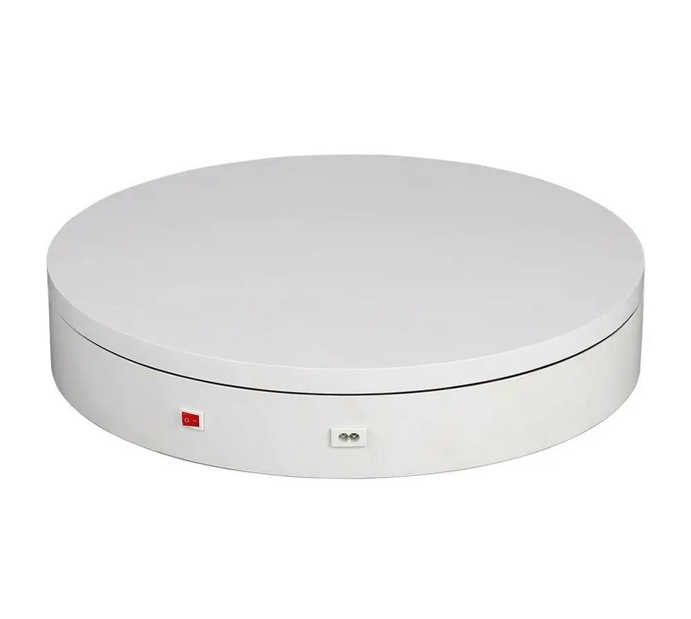 with US plug ComXim 50 см 220 В Электрический поворотный стол случайное вращение в направлении модели дисплей фотографии Вращающийся поворотный стол - Цвет: with US plug