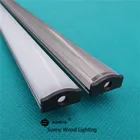 10 шт.лот 20 дюймов 0,5 м светодиодный алюминиевый профиль для ленты 352850505630, профиль светодиодной ленты с крышкой для жесткой полосы 12 мм