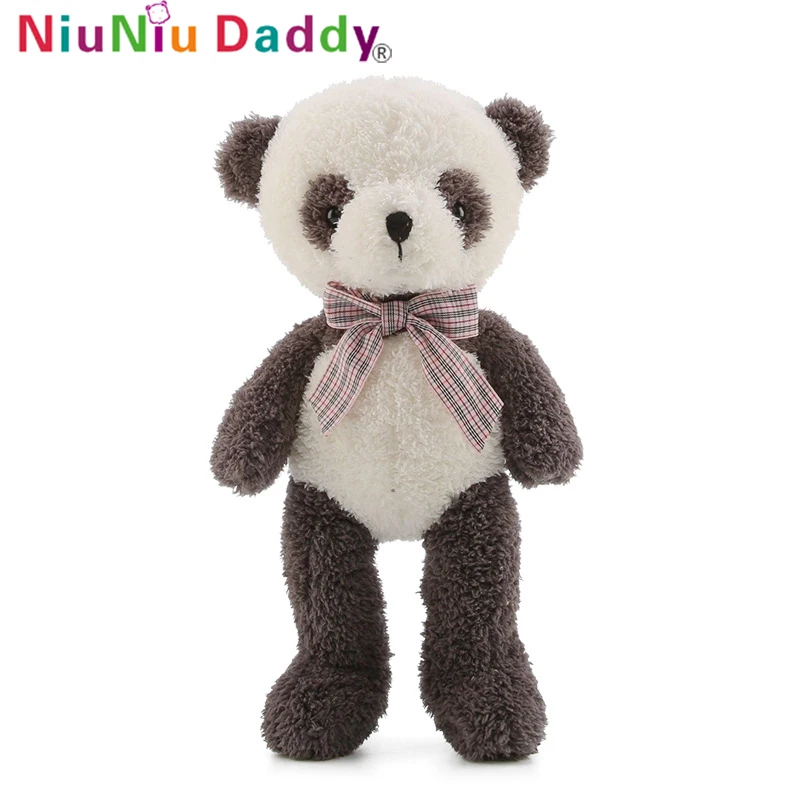 Niuniu Daddy The Jungle Animal Panda плюшевая игрушка с плюшевой пандой черно белая кукла удобная
