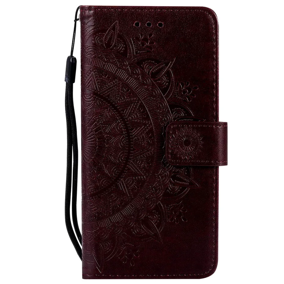 Brown Из искусственной кожи с откидной крышкой чехол для samsung Galaxy S5 S6 S4 S10 S7 край S10e S8 S9 плюс A3 A5 A8 Note 4 3 8 телефон сумка кошелек Чехол - Цвет: Brown