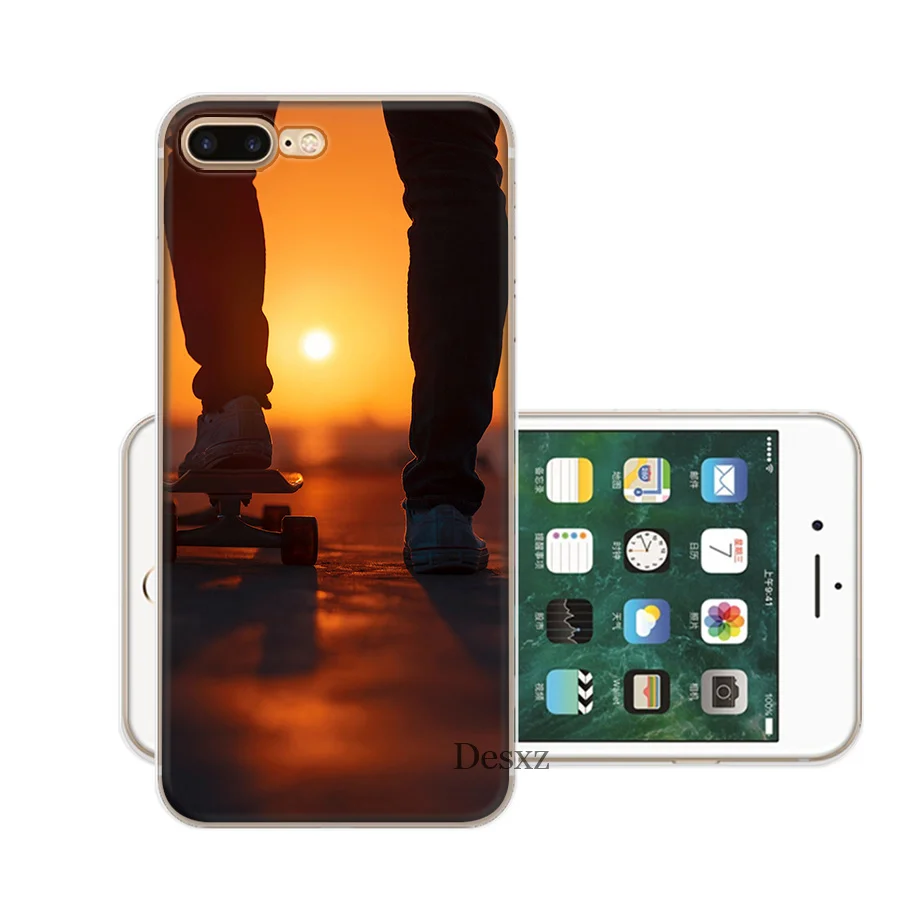 Чехол для телефона iPhone 11 Pro 7 8 6 6s Plus X XR XS Max 5 5S SE крышка Спортивная скейт-доска